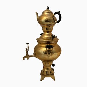 Vintage Brass Samovar Tea Maker, 1960s-XOP-2021477