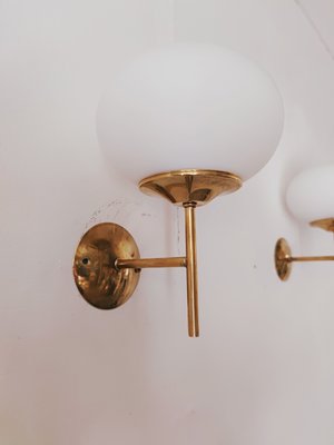 Vintage Brass Sconce with Oval Glass-QLH-1000349