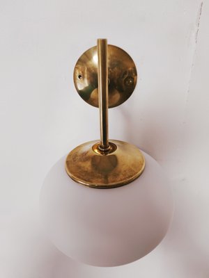 Vintage Brass Sconce with Oval Glass-QLH-1000349