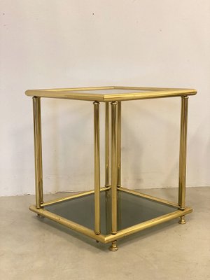 Vintage Brass Side Tables, 1970s, Set of 2-NPC-1334606