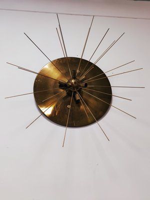 Vintage Brass Sputnik Ceiling Lamp-QLH-883413