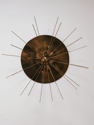 Vintage Brass Sputnik Ceiling Lamp-QLH-883413