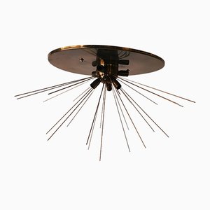 Vintage Brass Sputnik Ceiling Lamp-QLH-883413