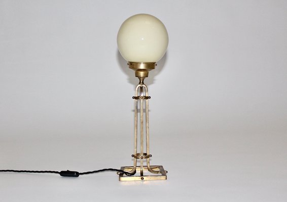 Vintage Brass Table Lamp, 1950s-NB-748654