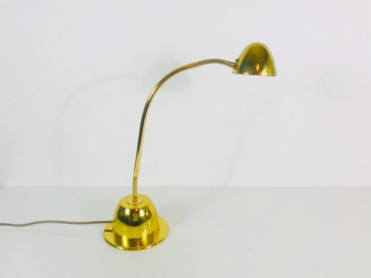 Vintage Brass Table Lamp by Schröder Leuchten-PUK-555452