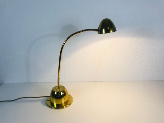 Vintage Brass Table Lamp by Schröder Leuchten-PUK-555452