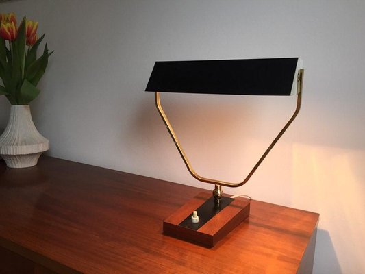 Vintage Brass Table Lamp from Kaiser Idell, 1950s-WSA-831372