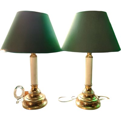 Vintage Brass Table Lamps, Set of 2-TCS-1094802