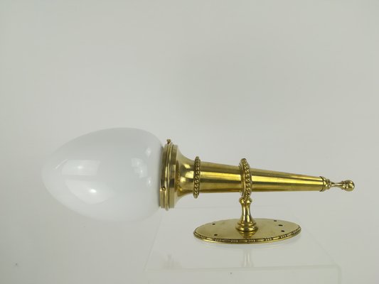 Vintage Brass Wall Lamp, 1930-KDB-1304350