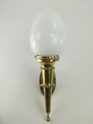 Vintage Brass Wall Lamp, 1930-KDB-1304350