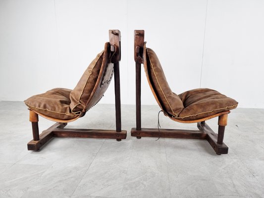 Vintage Brazilian Lounge Chairs, 1960s, Set of 2-IRH-1307036