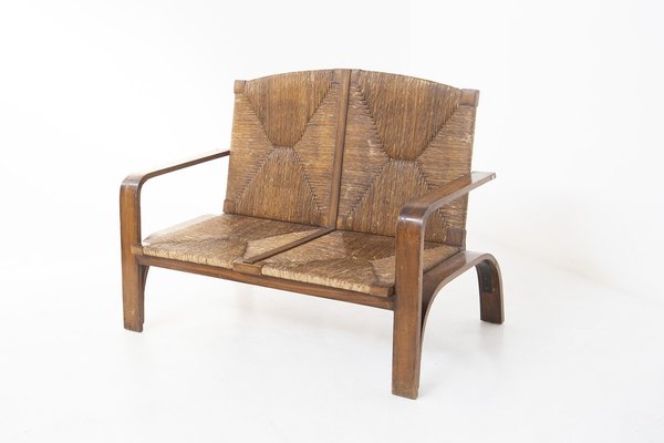 Vintage Brazilian Sofa in Rattan-RCE-1328780