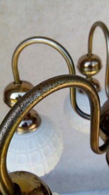 Vintage Bronze Chandelier, 1970s-VIC-935607