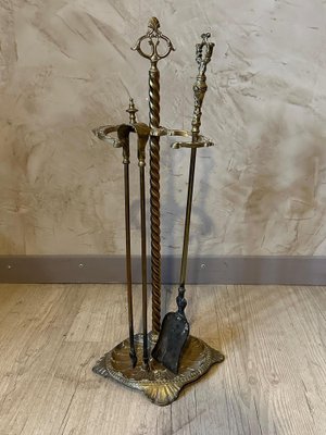 Vintage Bronze Chimney Servant-BFK-1773259