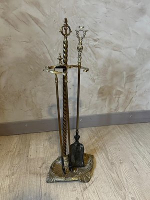 Vintage Bronze Chimney Servant-BFK-1773259