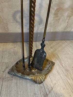 Vintage Bronze Chimney Servant-BFK-1773259