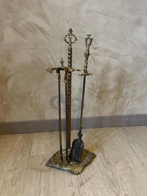 Vintage Bronze Chimney Servant-BFK-1773259