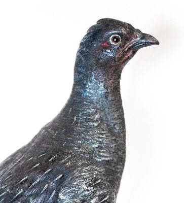 Vintage Bronze Pigeon Sculpture, France, 1950s-ZCI-907295