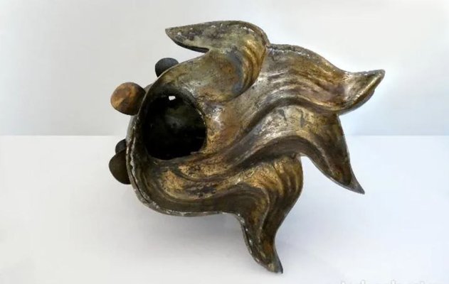 Vintage Bronze Sculpture from Pez Guerrero Goldfish-JJT-766538