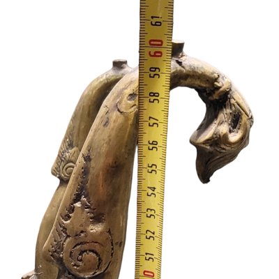 Vintage Bronze Sculpture of a Dragon, 1960s-TCS-1750033