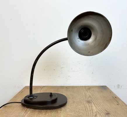 Vintage Brown Adjustable Table Lamp, 1960s-CGF-1747335