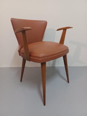 Vintage Brown Armchair, 1950s-ZQS-1789660