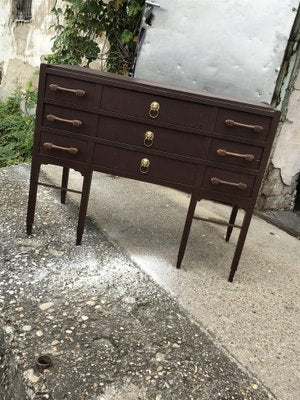 Vintage Brown Chest of Drawers, 1950s-OXJ-681705