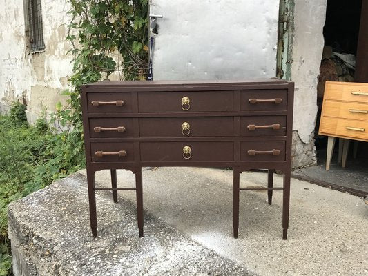 Vintage Brown Chest of Drawers, 1950s-OXJ-681705