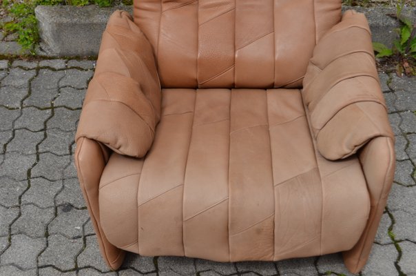 Vintage Brown Leather Armchair From De Sede-UF-963312