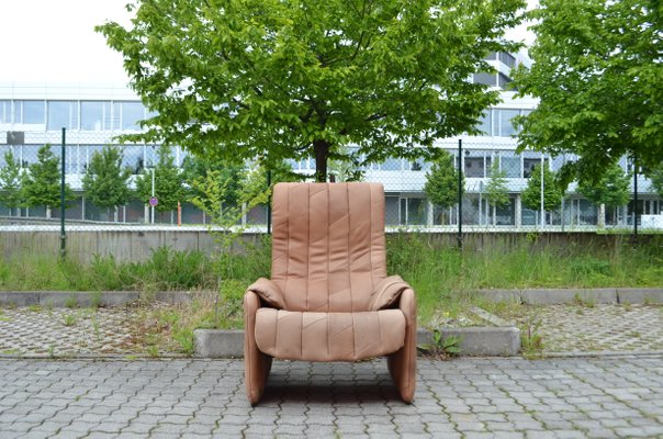 Vintage Brown Leather Armchair From De Sede-UF-963312