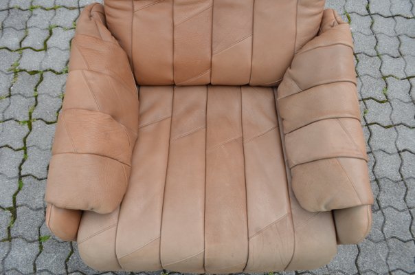 Vintage Brown Leather Armchair From De Sede-UF-963312