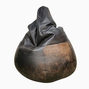 Vintage Brown Leather Beanbag from De Sede-BW-1001522