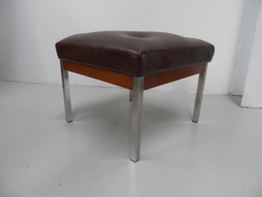 Vintage Brown Pouf, 1960s-PNJ-1279592