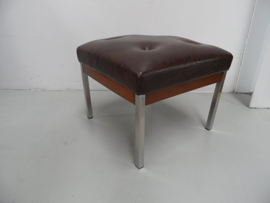 Vintage Brown Pouf, 1960s-PNJ-1279592