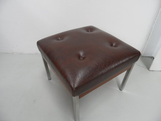 Vintage Brown Pouf, 1960s-PNJ-1279592