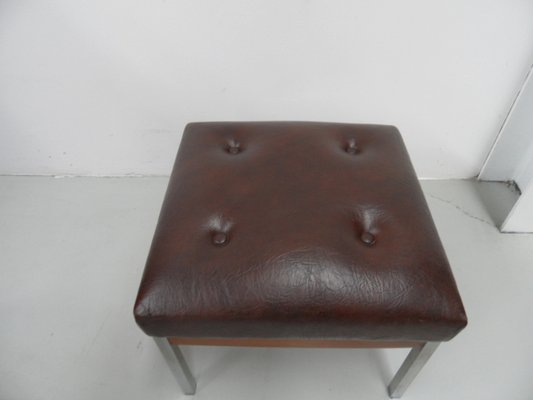 Vintage Brown Pouf, 1960s-PNJ-1279592