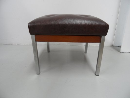 Vintage Brown Pouf, 1960s-PNJ-1279592