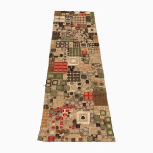 Vintage Brown & Red Artful Tapestry-OKG-1703092