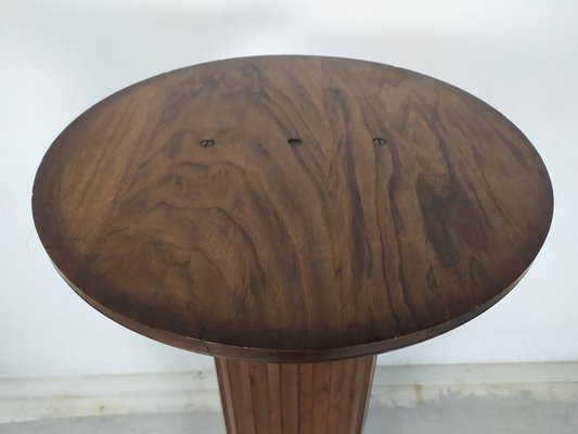 Vintage Brown Walnut Column-EAD-1777981