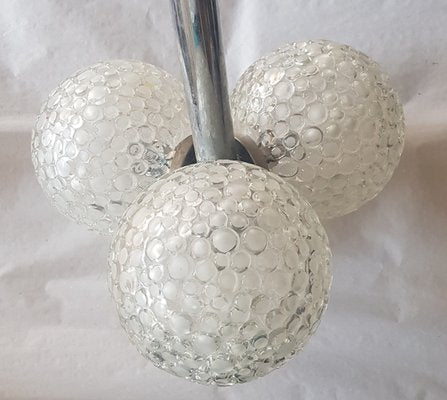 Vintage Bubble Ceiling Lamp with 3 Glass Balls from Essig Richard-QDP-772054