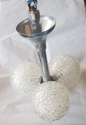 Vintage Bubble Ceiling Lamp with 3 Glass Balls from Essig Richard-QDP-772054