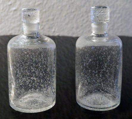 Vintage Bullé Bottles from Daum Nancy, Set of 2-LXP-633696