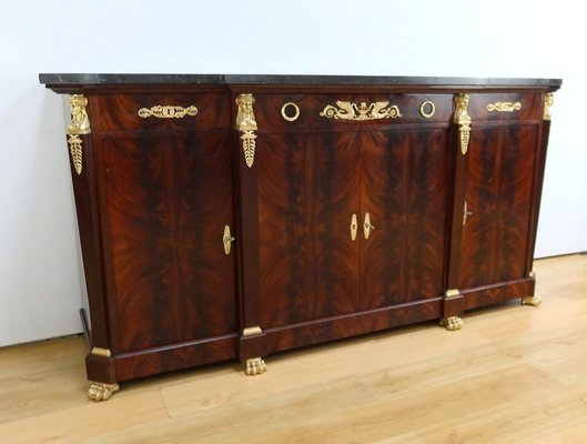 Vintage Burl Mahogany Sideboard, 1930s-RVK-2020330