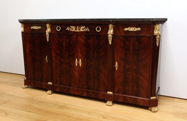 Vintage Burl Mahogany Sideboard, 1930s-RVK-2020330