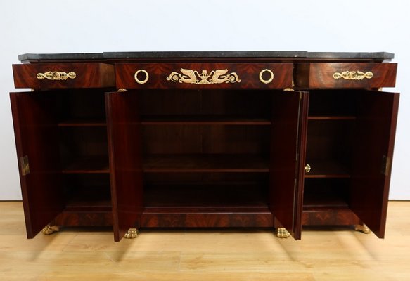 Vintage Burl Mahogany Sideboard, 1930s-RVK-2020330