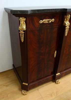 Vintage Burl Mahogany Sideboard, 1930s-RVK-2020330