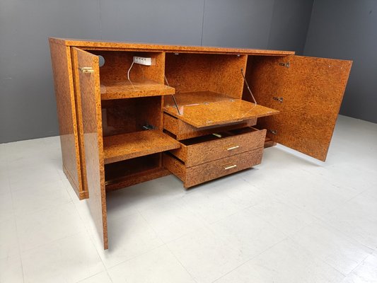 Vintage Burl Wood Credenza, 1970s-IRH-2032156