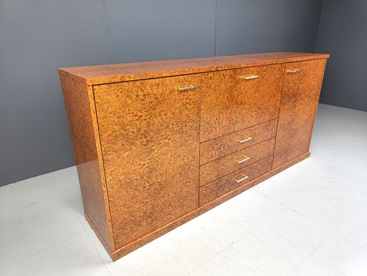 Vintage Burl Wood Credenza, 1970s-IRH-2032156