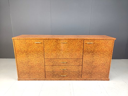 Vintage Burl Wood Credenza, 1970s-IRH-2032156