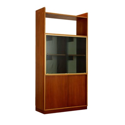 Vintage Cabinet in Mahogany Veneer and Aluminium, 1960s-VMM-2023907